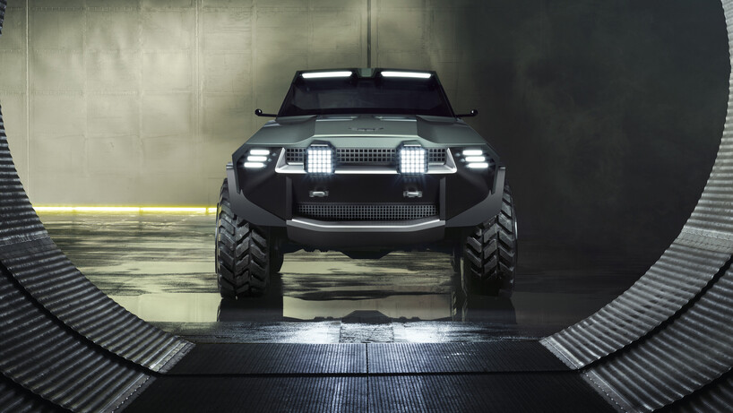 Aston Martin Dreadnought front view