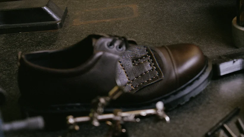 Margaret Howell reimagined Dr Martens shoes under a magnifying glass