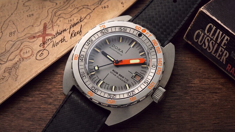 Doxa SUB 300 made to celebrate author, Clive Cussler