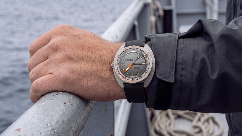 Doxa SUB 300 made to celebrate author, Clive Cussler