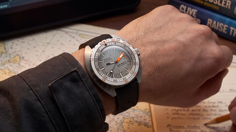 Doxa SUB 300 made to celebrate author, Clive Cussler