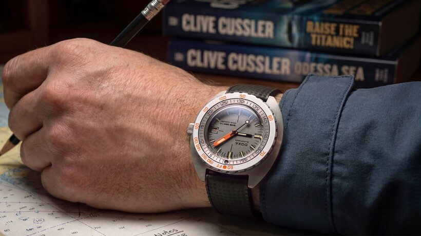 Doxa SUB 300 made to celebrate author, Clive Cussler