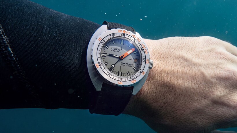Doxa SUB 300 made to celebrate author, Clive Cussler
