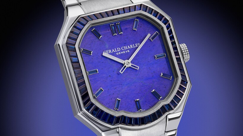 Gerald Charles Masterlink stone dial