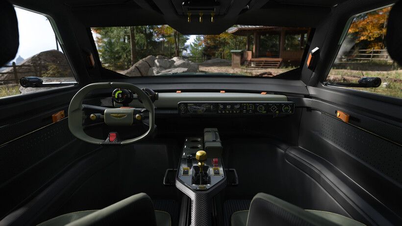 Aston Martin Dreadnought windscreen