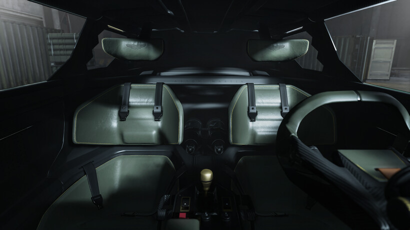 Aston Martin Dreadnought seats as seen in game