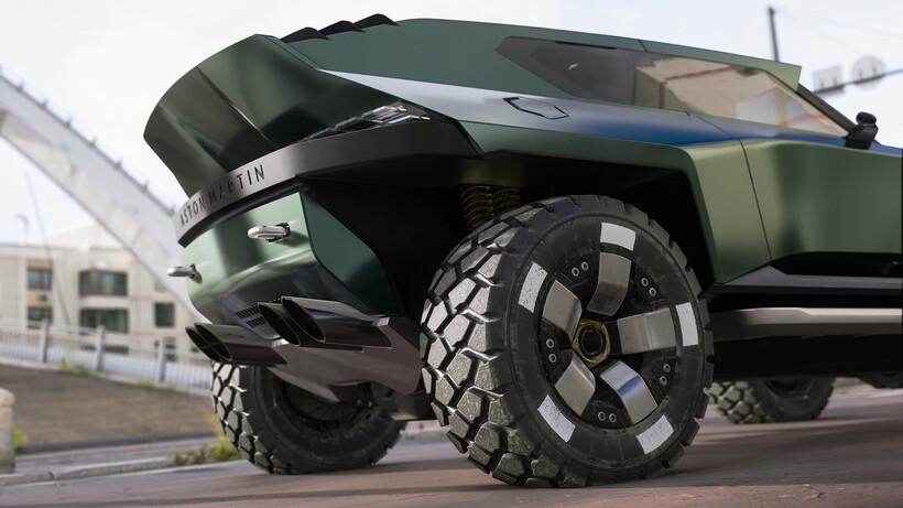 Aston Martin Dreadnought rear wheels in game
