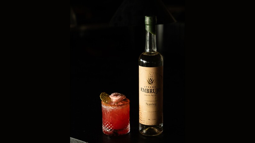 The exclusive raicilla made for Naviva, a Four Seasons Resort