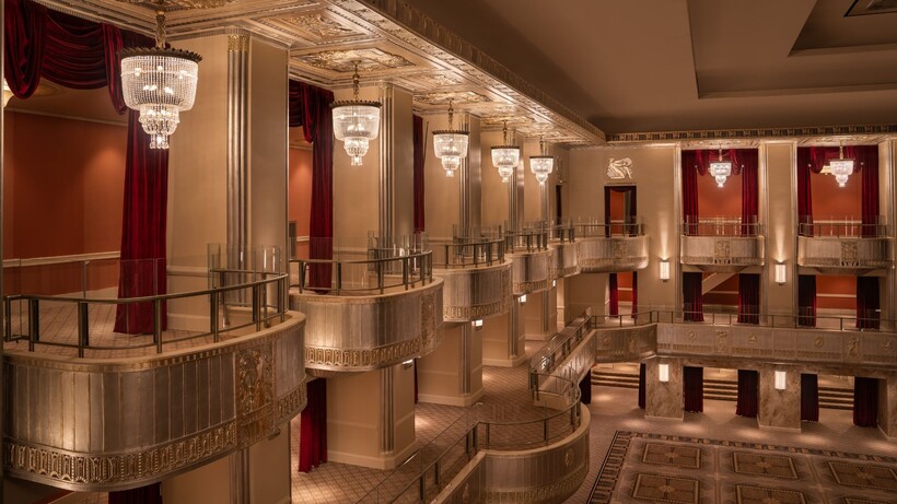 Waldorf Astoria Tennis in the ballroom