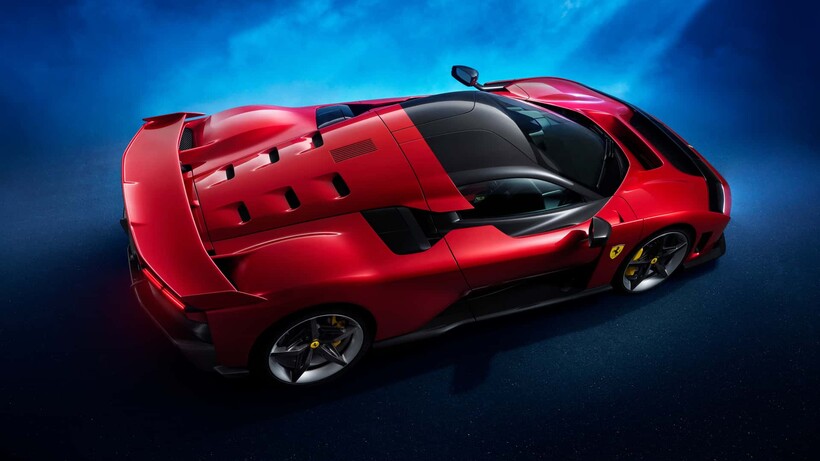 Ferrari F80 top down image
