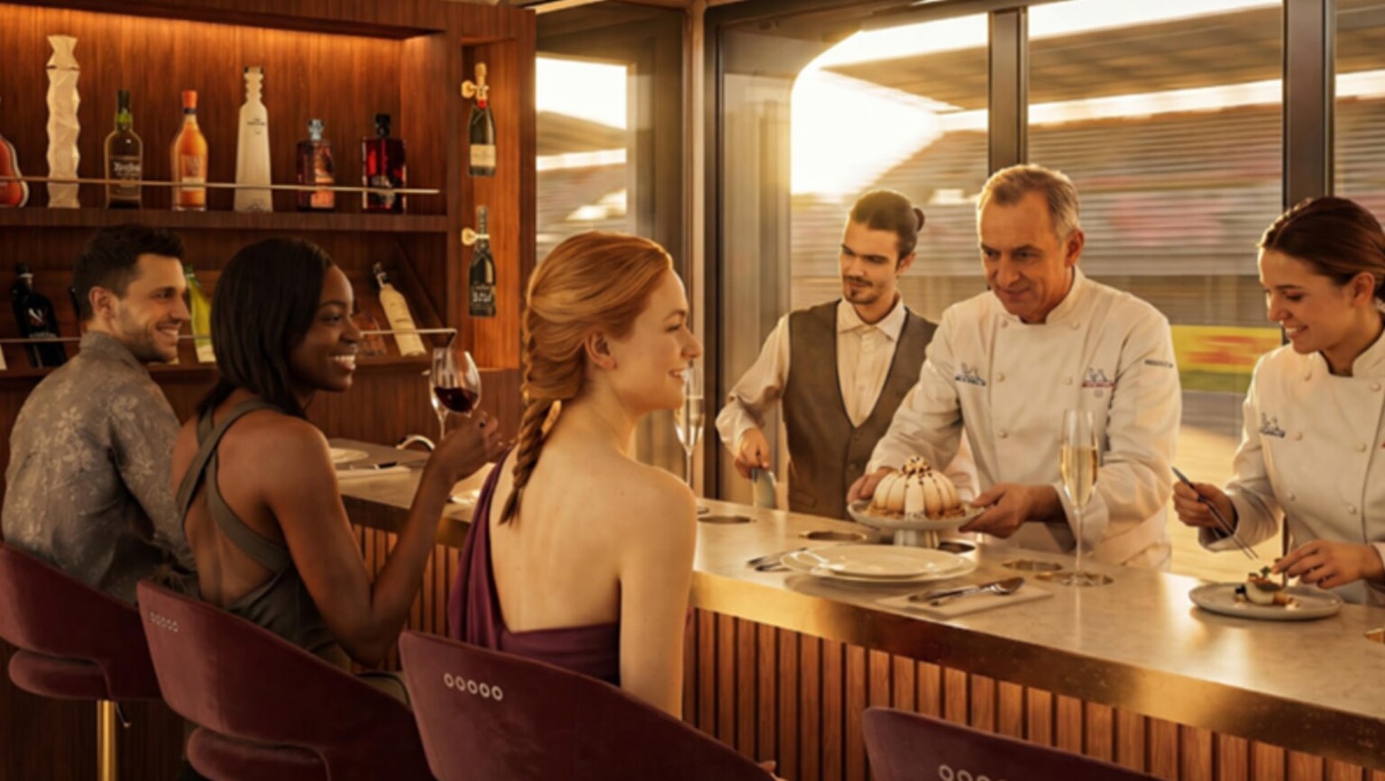 F1 and LVMH unveil ‘The Out Lap’ offering fine dining on a moving truck