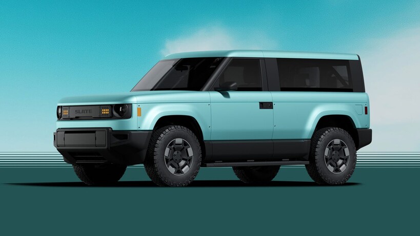 Slate Truck in blue