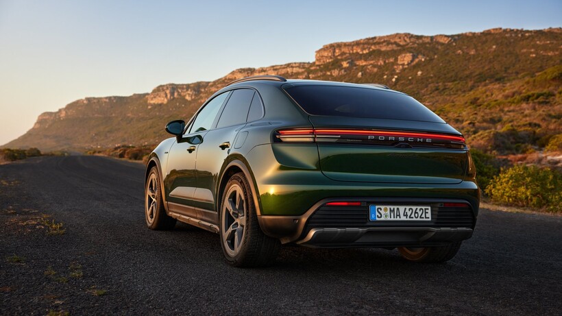 Back of a Porsche Macan