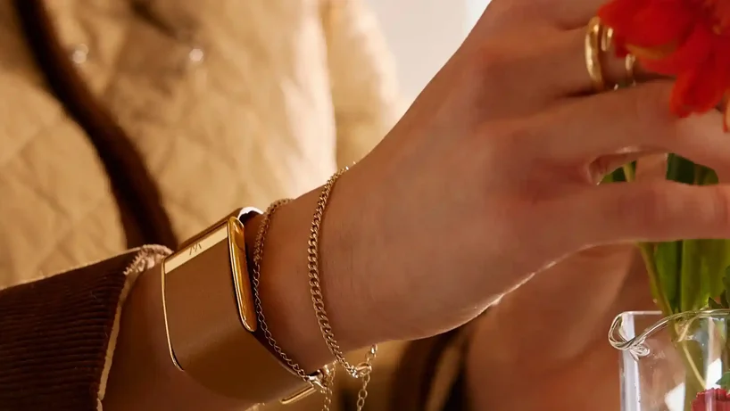 Image showing person wearing a Whoop strap in their daily life