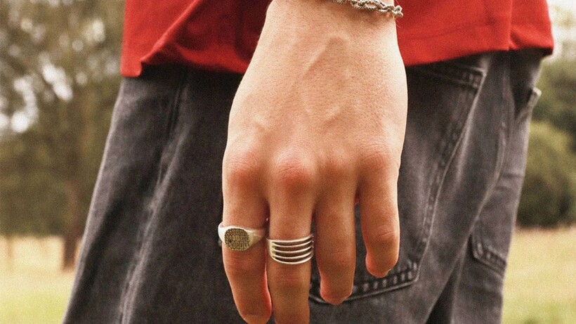 Serge DeNimes Armour collection featuring sculptural sterling silver rings, necklaces and reptile-inspired jewellery