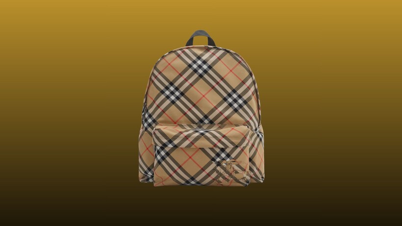 Burberry Check Backpack