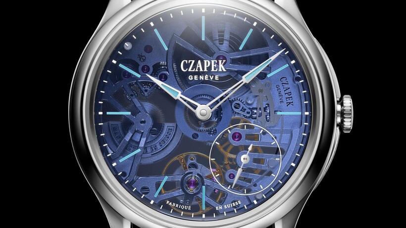 Czapek Promenade Transparencies Aqua Blue