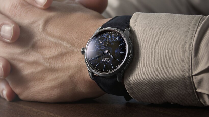 Czapek Promenade Transparencies Aqua Blue