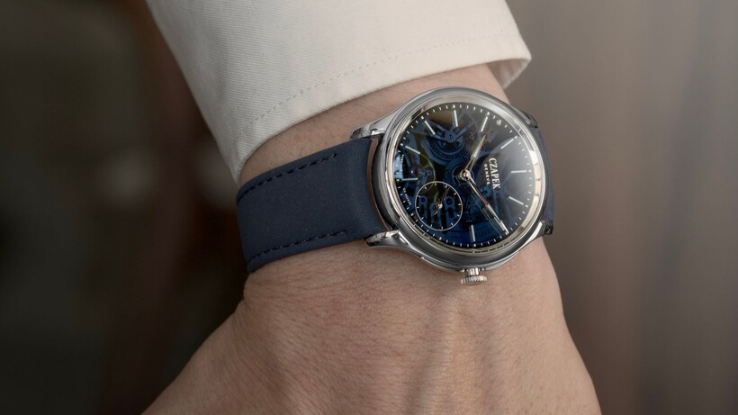 Czapek Promenade Transparencies Aqua Blue