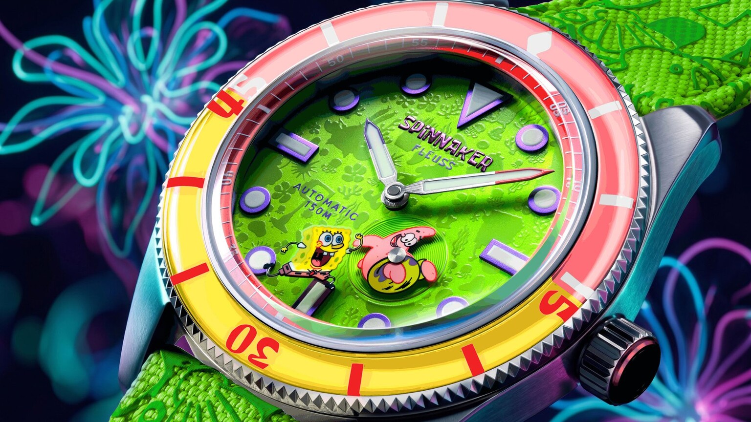 Spinnaker launches three dive watches designed to visit Bikini Bottom