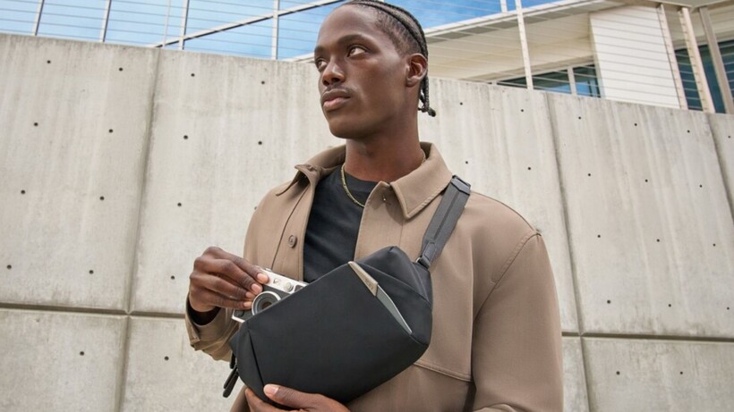 TUMI AXIS collection featuring lightweight nylon backpacks, totes and crossbody bags