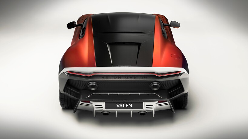 Aston Martin Valen front-engined V12 supercar with dramatic carbon-fibre bodywork