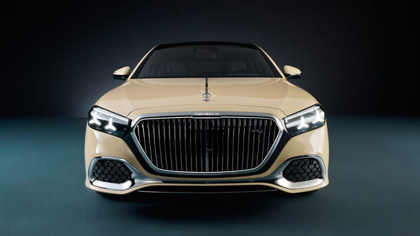 Bespoke Mercedes-Maybach S 680 in Light Ivory created with LeBron James