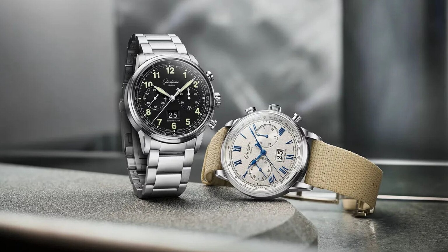 Glashutte Original reframes its Senator chronograph in two styles