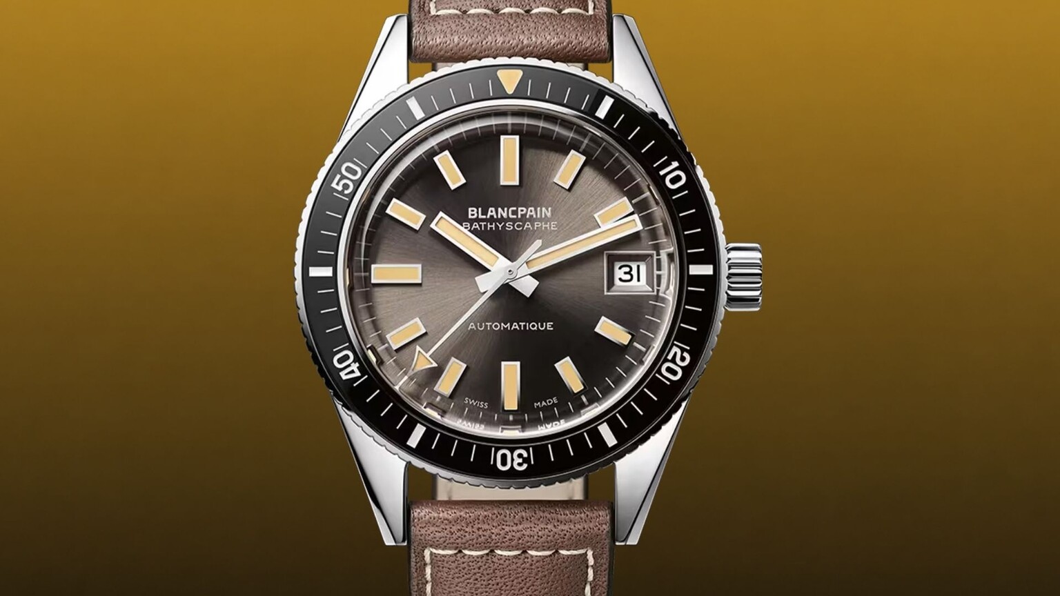 Blancpain celebrates 70 years of the Bathyscape with a vintage dive watch