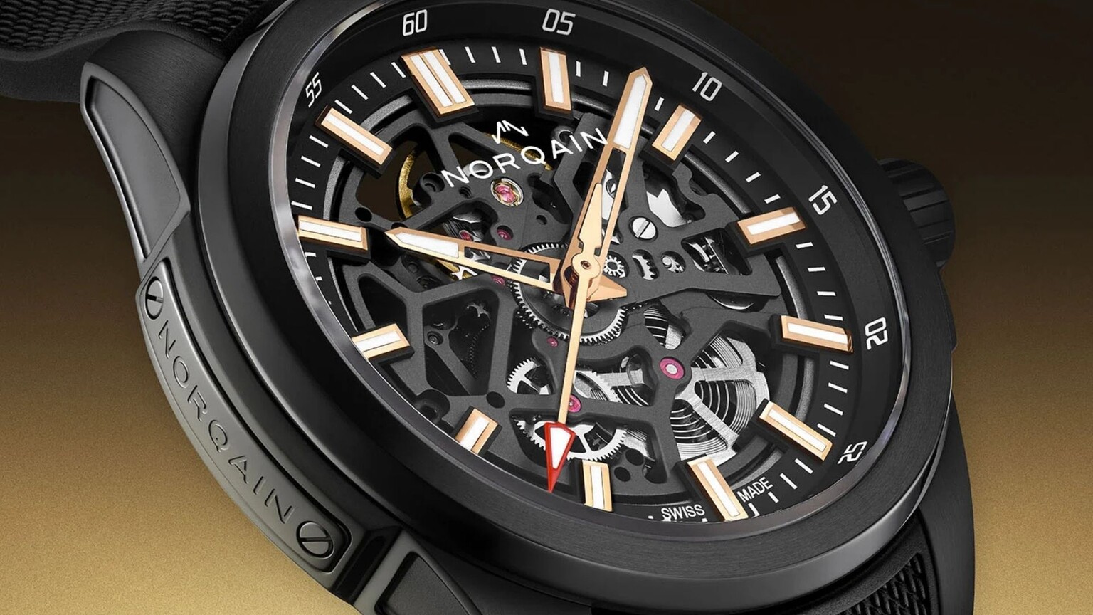 Norqain unveils a skeletonized, titanium sports watch