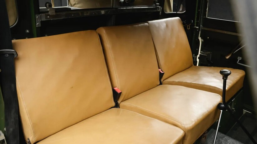 Bronze Green 1959 Land Rover Series II pickup formerly owned by Daniel Craig and Rachel Weisz
