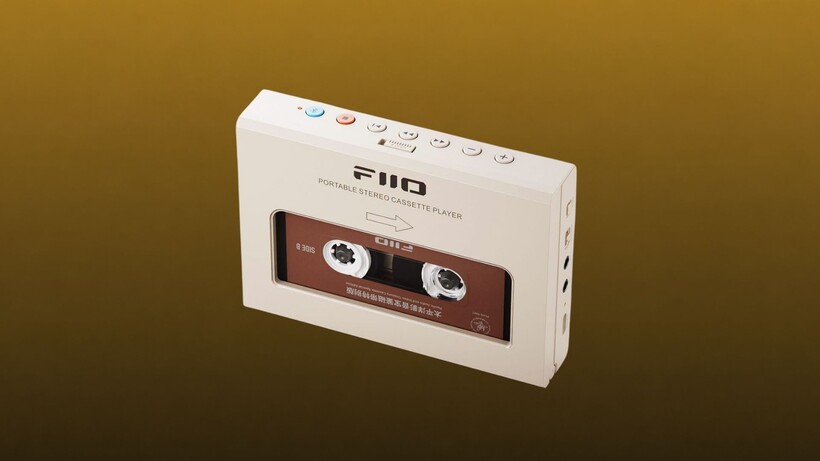 FiiO CP11 portable cassette player with slim retro-inspired design and Bluetooth connectivity