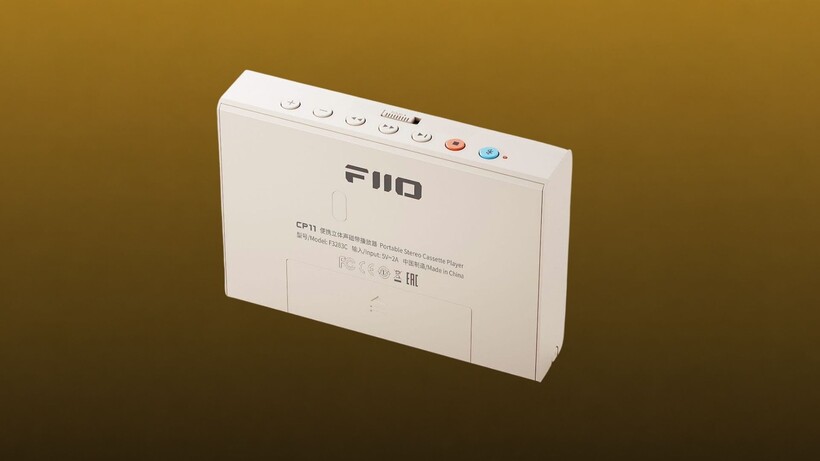 FiiO CP11 portable cassette player with slim retro-inspired design and Bluetooth connectivity