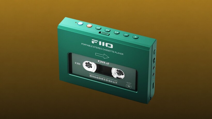 FiiO CP11 portable cassette player with slim retro-inspired design and Bluetooth connectivity