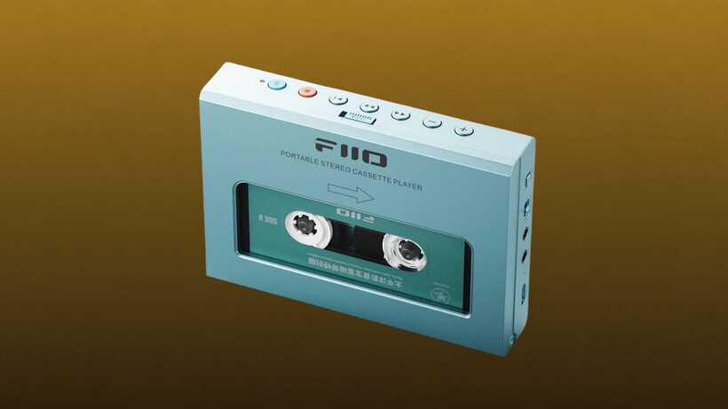 FiiO CP11 portable cassette player with slim retro-inspired design and Bluetooth connectivity
