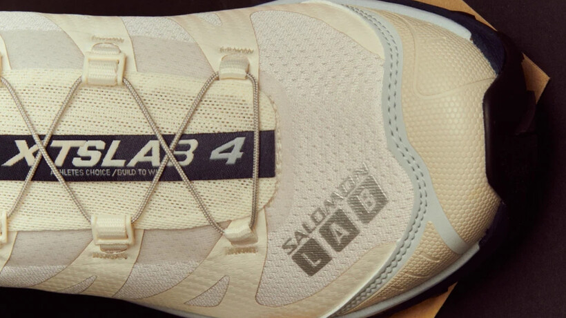 Salomon XT-4 OG sneakers in Pearl Blue, Grisaille and Vanilla Ice with technical trail-inspired detailing