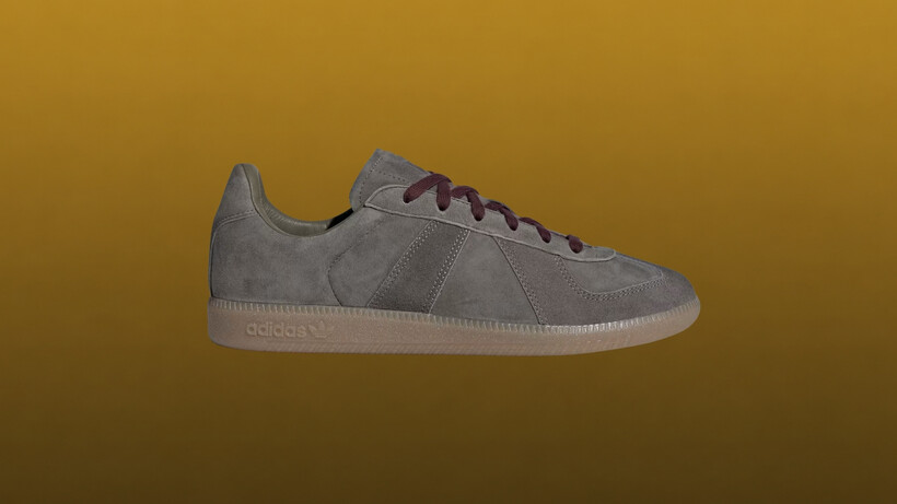 Adidas BW Army sneakers in Cinder and Halo Blush suede with gum soles