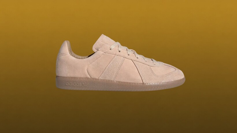 Adidas BW Army sneakers in Cinder and Halo Blush suede with gum soles