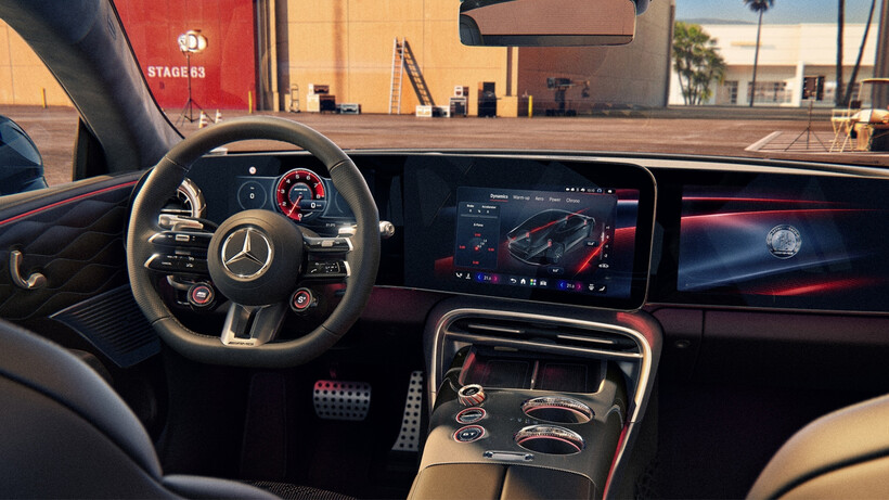 Mercedes-AMG is expanding its new electric GT 4-Door Coupe range with a less powerful GT 53, but it still tries to bring some old-school drama through the speakers.
The GT 53 can recreate the sound of the former E 53 Coupe’s 3.0-litre inline-six, even though it uses two electric motors instead of a combustion engine. Mercedes-AMG says engineers recorded the real car using 16 microphone positions inside and outside the vehicle. In total, they completed more than 100 measurements to capture its character in different situations.
That soundtrack comes to life in the AMGFORCE Sport+ driving mode, along with simulated gear changes controlled through the steering-wheel paddles. Brief interruptions in power delivery are also added to make the fake shifts feel more convincing.
Performance remains strong even without the three axial-flux motors used by the GT 55 and GT 63. The GT 53 produces up to 544PS, or roughly 536bhp, and 800Nm of torque. It can accelerate from 0-62mph in 3.9 seconds without rollout, with top speed limited to 143mph. The optional AMG Driver’s Package raises that to 155mph.
Range is another area where the GT 53 has an advantage. Its 106kWh battery delivers a provisional WLTP figure of up to 809km, or around 503 miles. The 800-volt electrical system also supports DC charging at up to 600kW.
At a suitably powerful charger, Mercedes-AMG says 10 minutes can add as much as 534km, or roughly 332 miles, of WLTP range. A 10-to-80% charge can take as little as 11 minutes under the right conditions.
The GT 53 also comes with AMG Performance 4MATIC+ all-wheel drive. Its front motor can disconnect when it is not needed to improve efficiency. Air suspension with adaptive damping is standard, and active aerodynamic elements help balance stability and range.
Sales in Germany begin on August 13, with prices starting at €115,430. US buyers will have to wait longer, as the GT 53 is expected to arrive in early 2027.