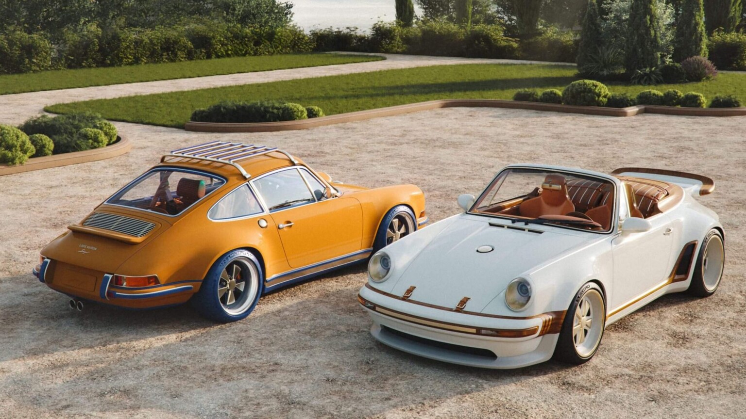 Louis Vuitton has made a pair of Porsche 911s and they look incredible