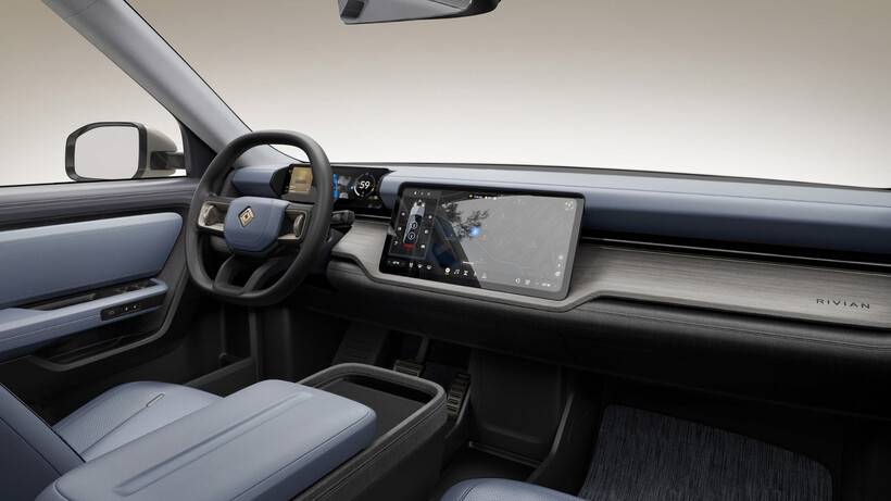 Rivian R2 electric SUV ahead of the brand’s planned expansion into Europe