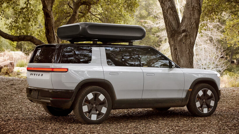 Rivian R2 electric SUV ahead of the brand’s planned expansion into Europe