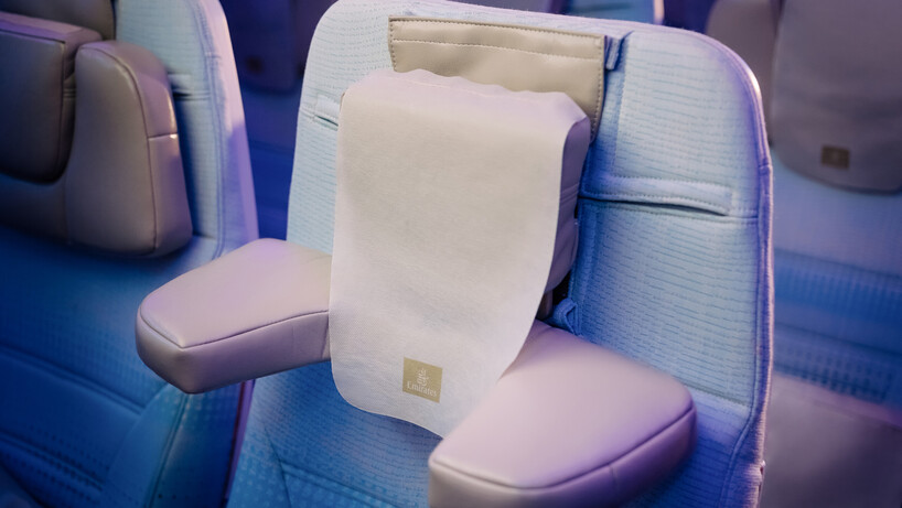 Emirates new seat design close up